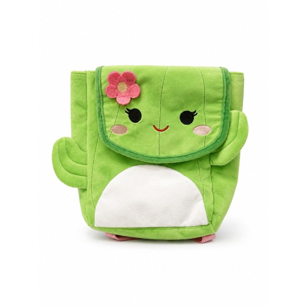 Squishmallows Maritza the Cactus Plush Backpack Green Kids School Bag 12 Inch